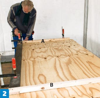 Bygga Cykelgarage: Garaget som vagnen körs in i Bygga Cykelgarage: Garaget som vagnen körs in i